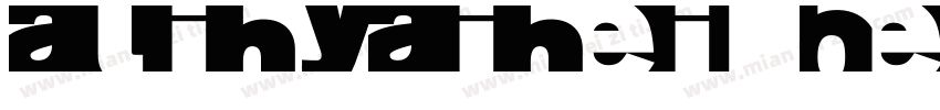 AliHYAiHei Beta字体转换